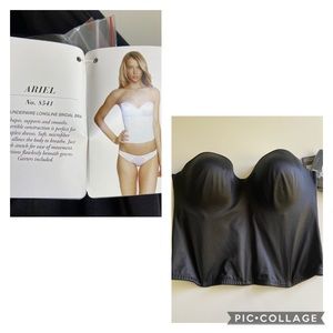 Dominique black Ariel longline bra size 44C